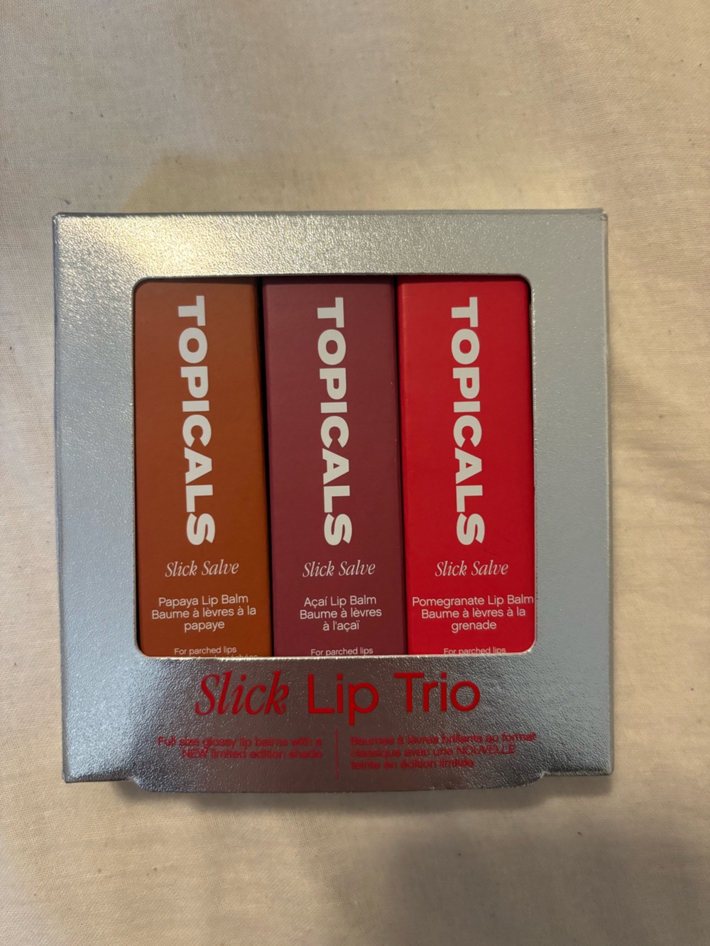 Topicals slick lip trio